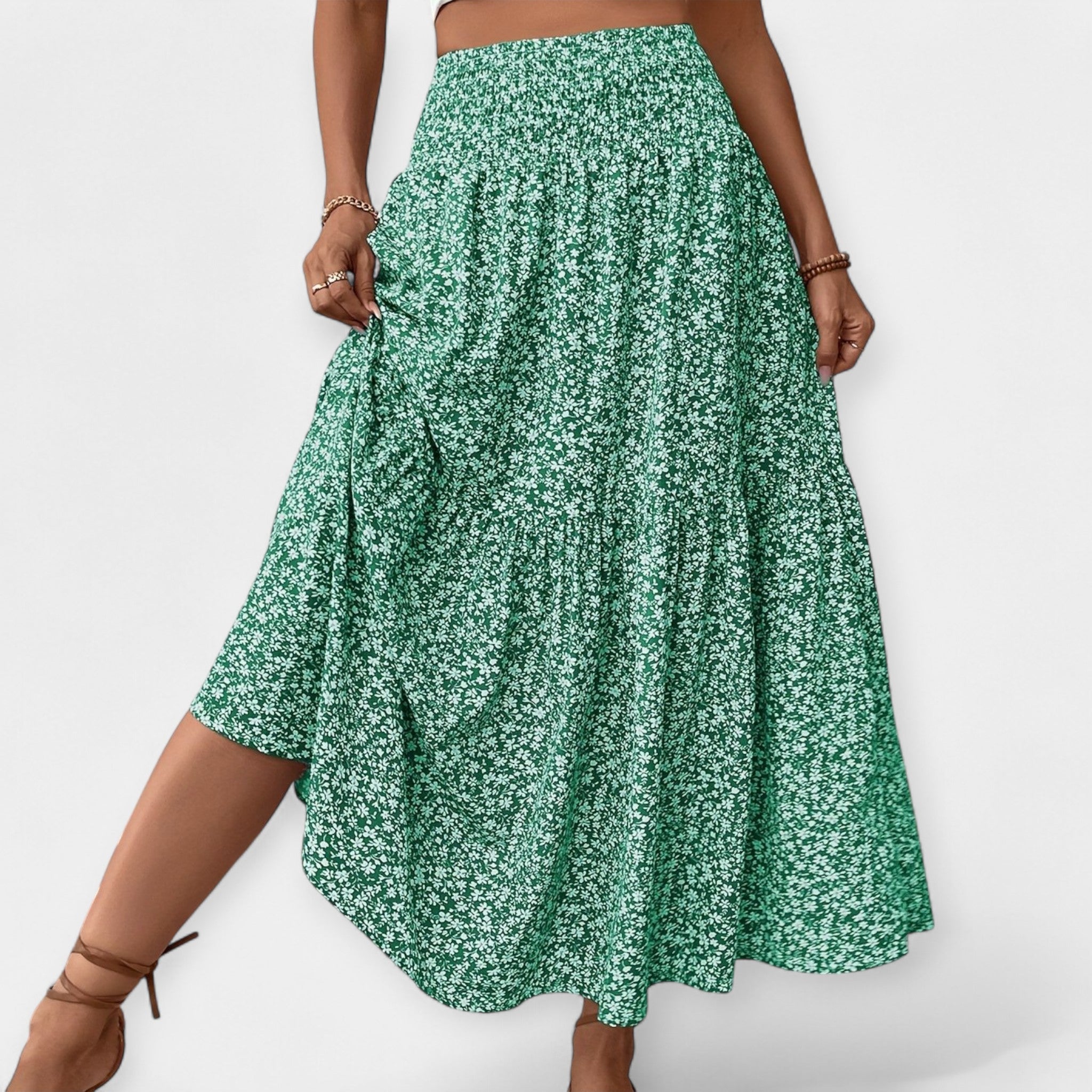 Falda Floral de Rebeca