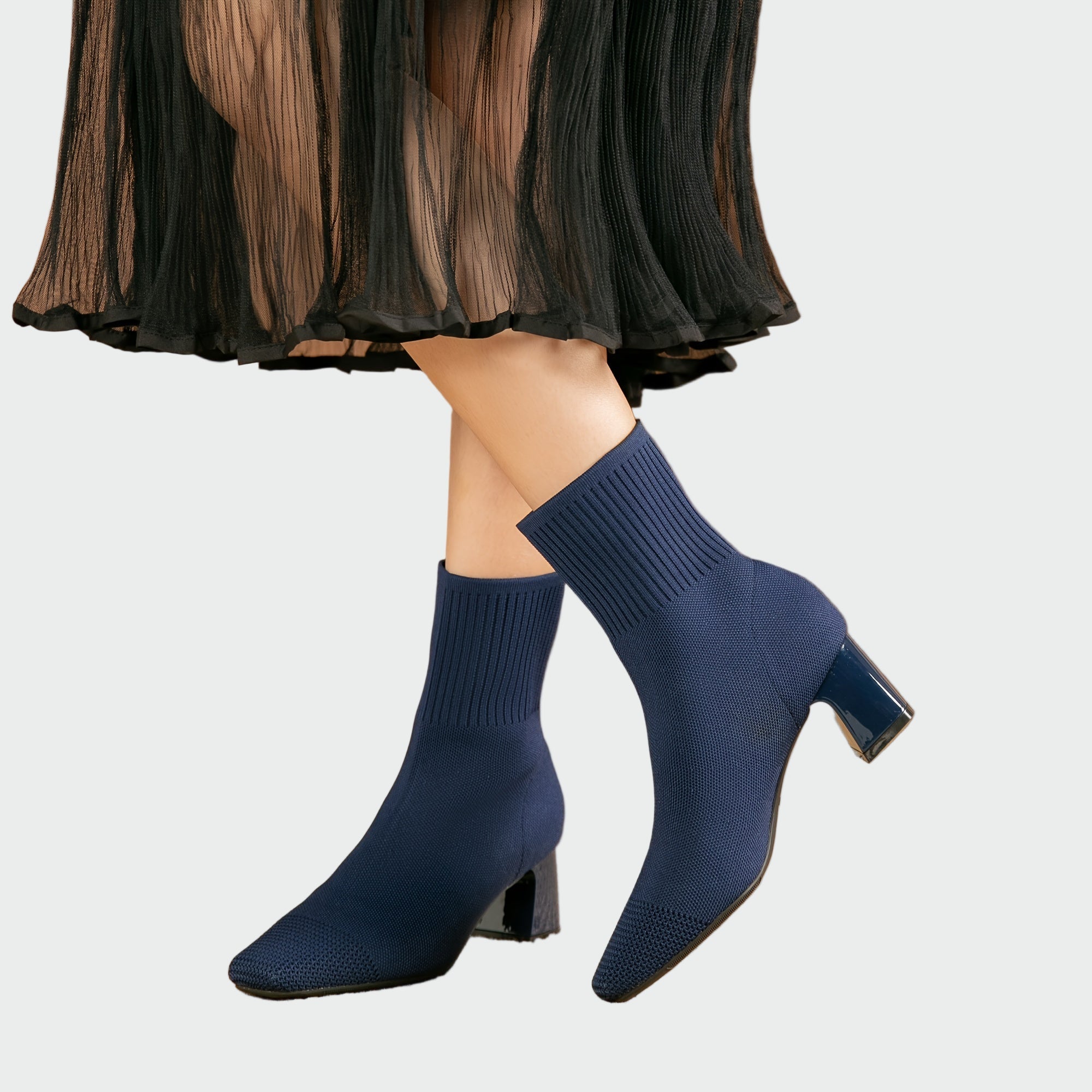 Botas ortopédicas de punto elegantes