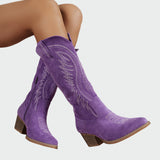 Botas occidentales bordadas y elegantes para Valentina