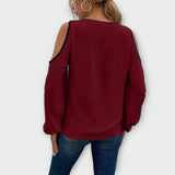 Escarlata - Blusa de escote cuadrado