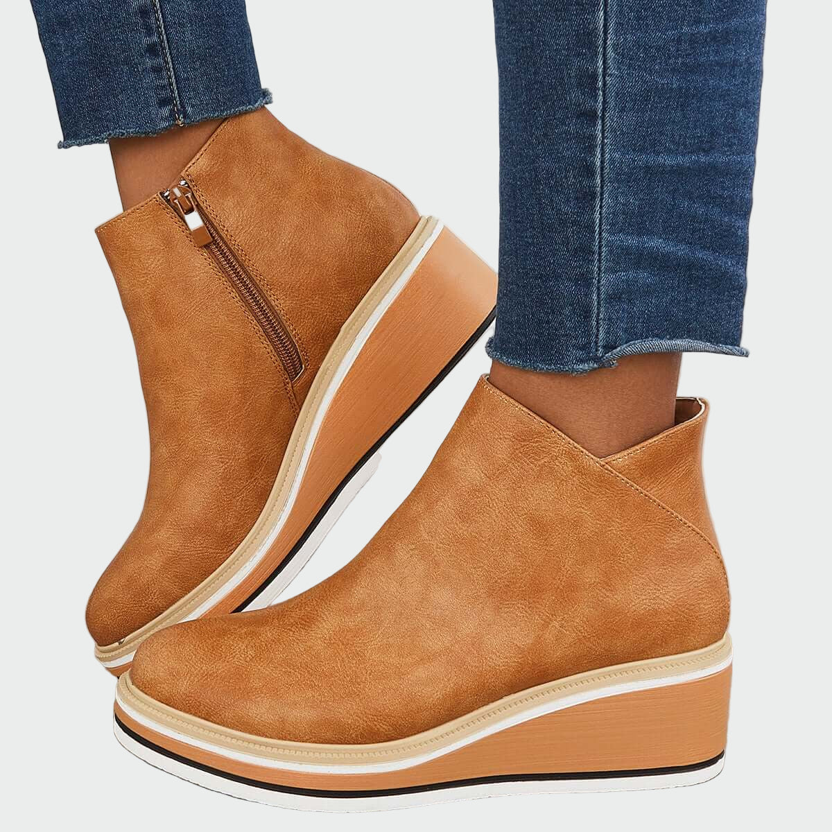 Botines ortopédicos de cuero para Valentina