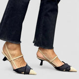 Floreta - Elegantes zapatos slingback