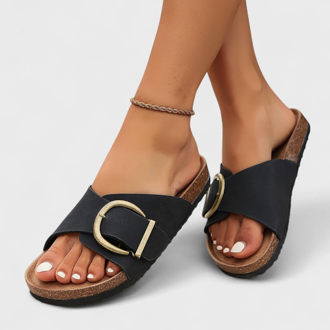 Olivia - Sandalia slip-on elegante