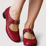 Clara - Elegante Scarpín de Cuero Sintético