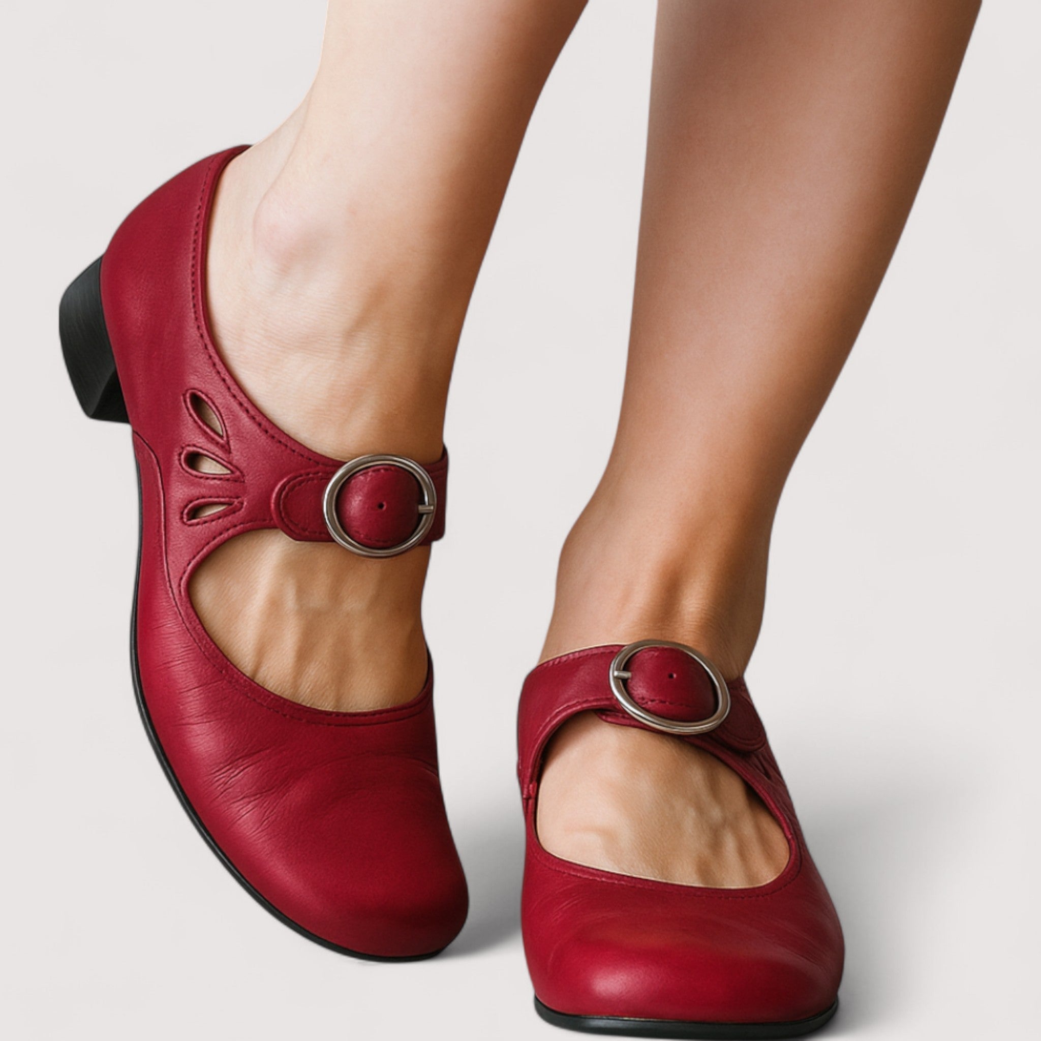 Clara - Elegante Scarpín de Cuero Sintético