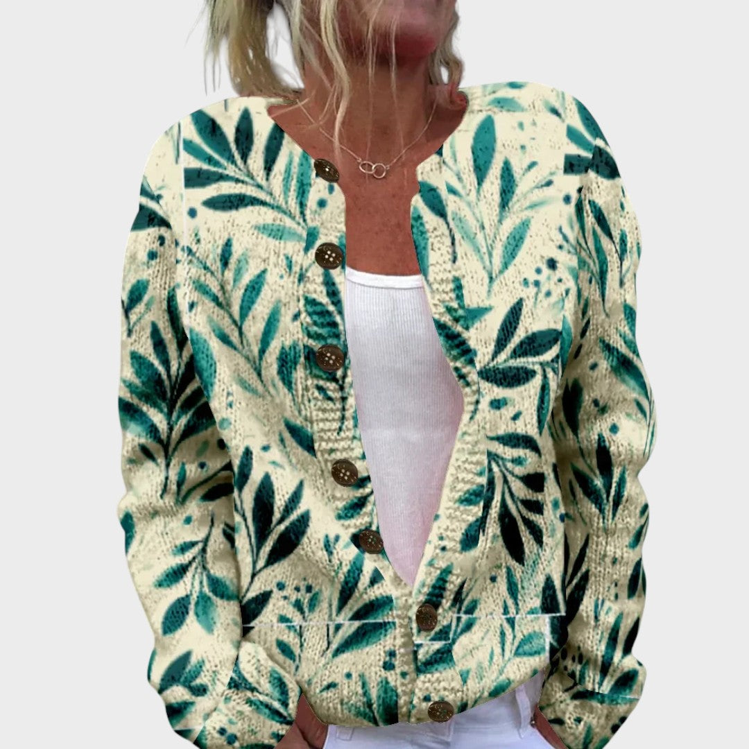 Francisca - Cardigan Floral Otoñal