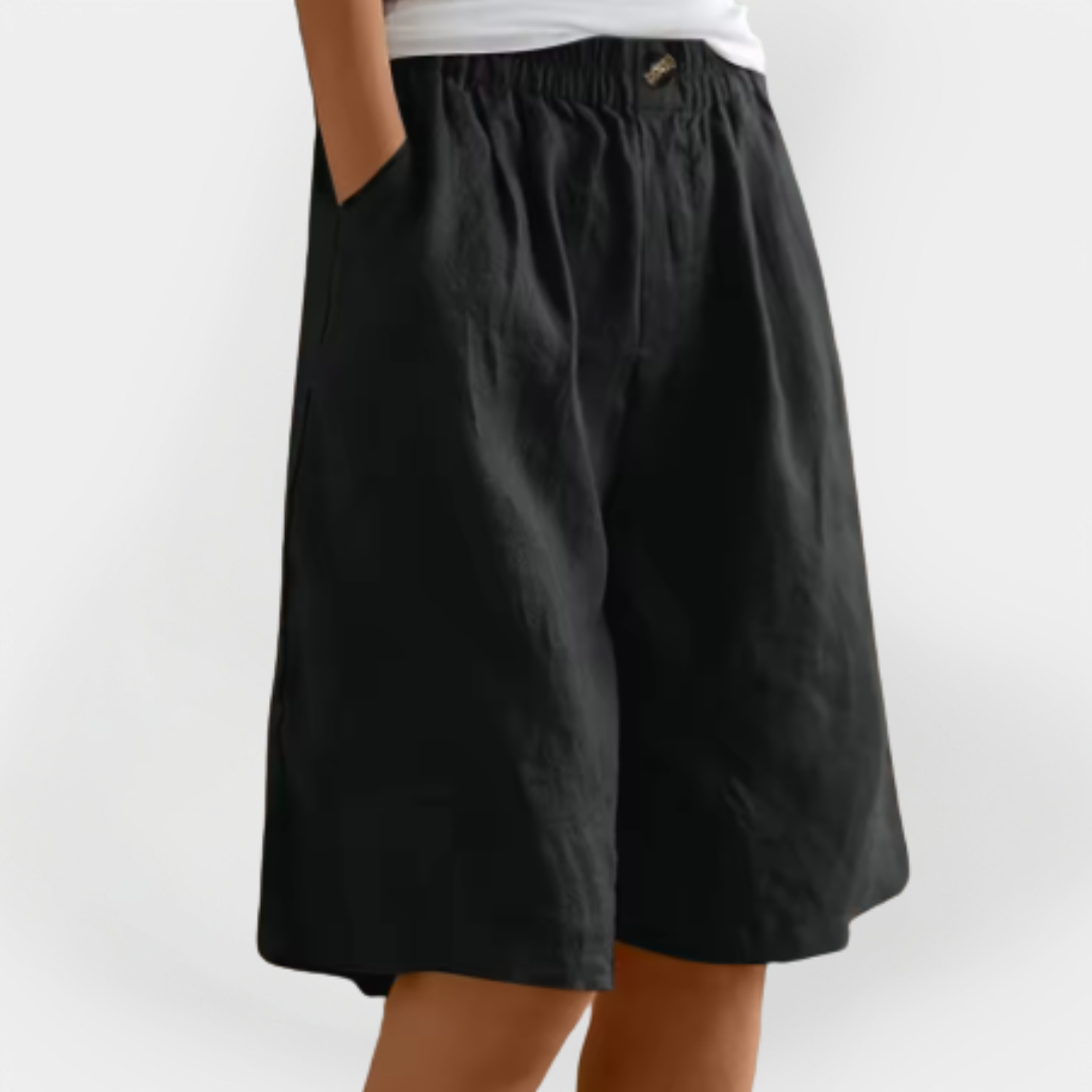 Pantalones de Lino con Bolsos para Valentina