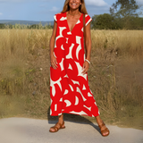 Magdalena - Vestido fluido con escote en V