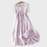 Vestido Clásico con Botones de Valentina
