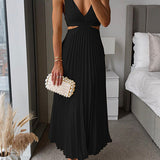 Camila - Vestido Midi Sem Mangas Elegante