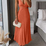 Camila - Vestido Midi Sem Mangas Elegante