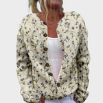 Camila - Cardigan Floral de Otoño Elegante