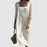 Nadia - Vestido Casual de Lino