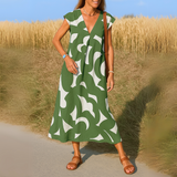 Magdalena - Vestido fluido con escote en V