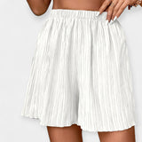 Shorts Elegantes con Pliegues
