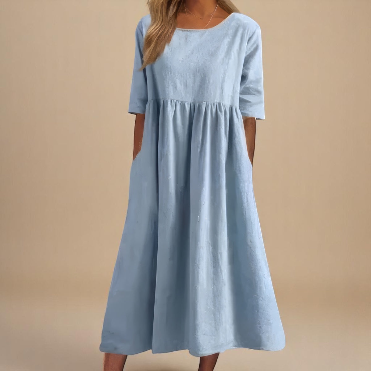 Minea - Vestido de Algodón Fresco