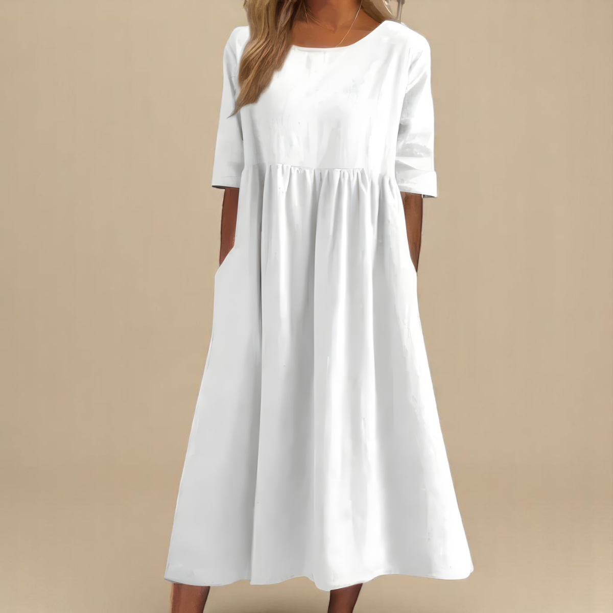 Minea - Vestido de Algodón Fresco