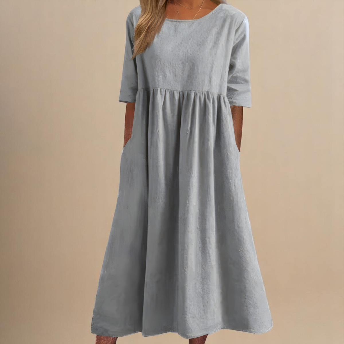 Minea - Vestido de Algodón Fresco
