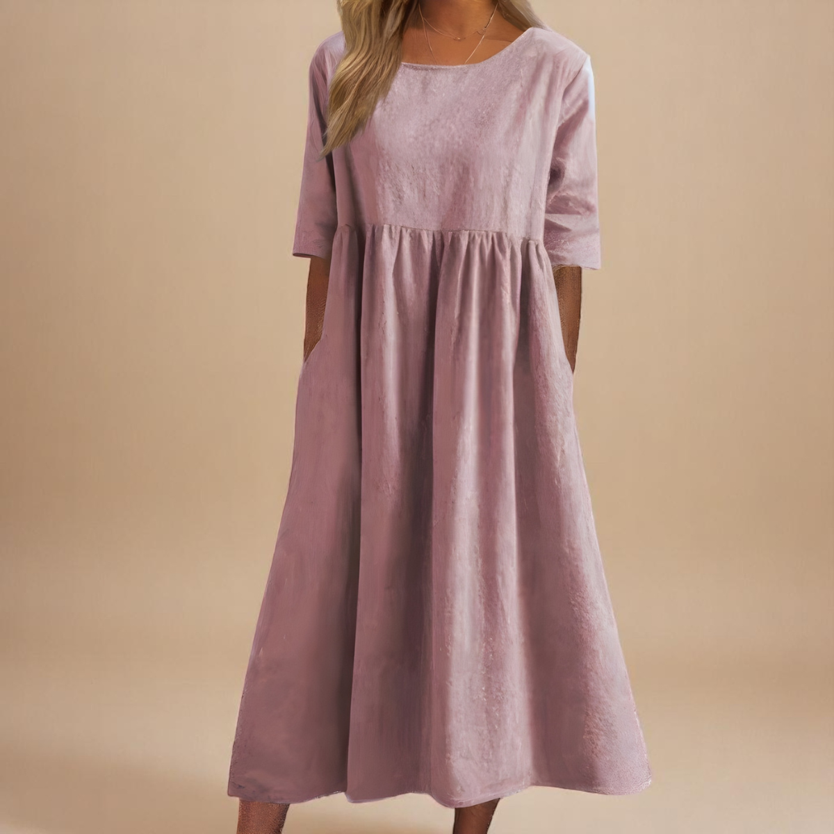 Minea - Vestido de Algodón Fresco