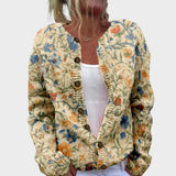 Claudia - Cardigan Floral de Otoño
