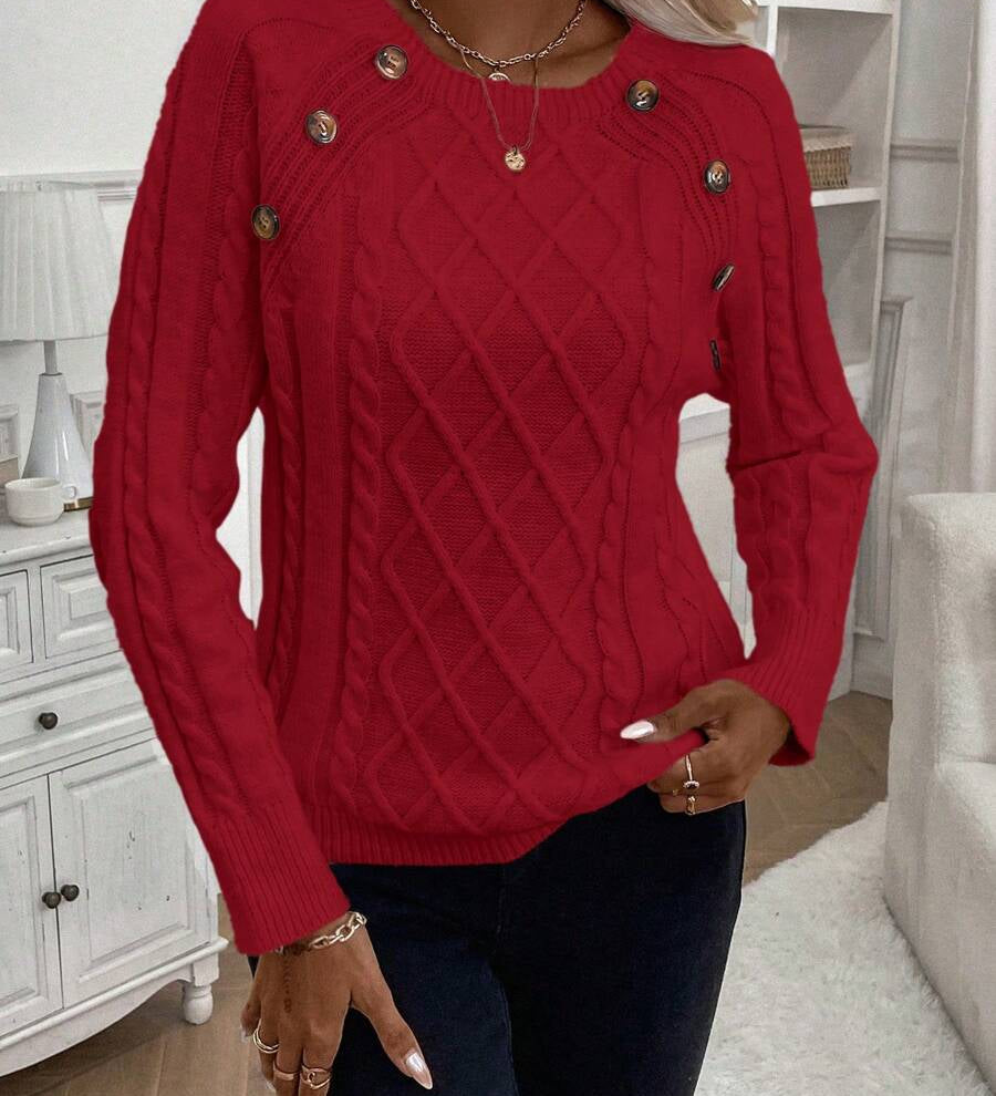 Francisca - Camisola de Tejido con Botones