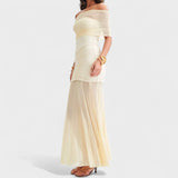 Victoria - Vestido largo de punto elegante