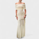 Victoria - Vestido largo de punto elegante