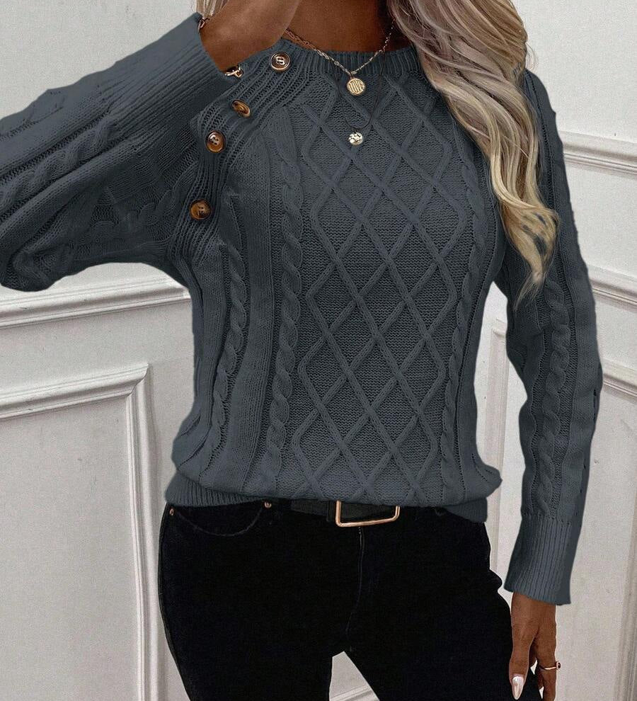 Francisca - Camisola de Tejido con Botones