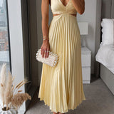 Camila - Vestido Midi Sem Mangas Elegante