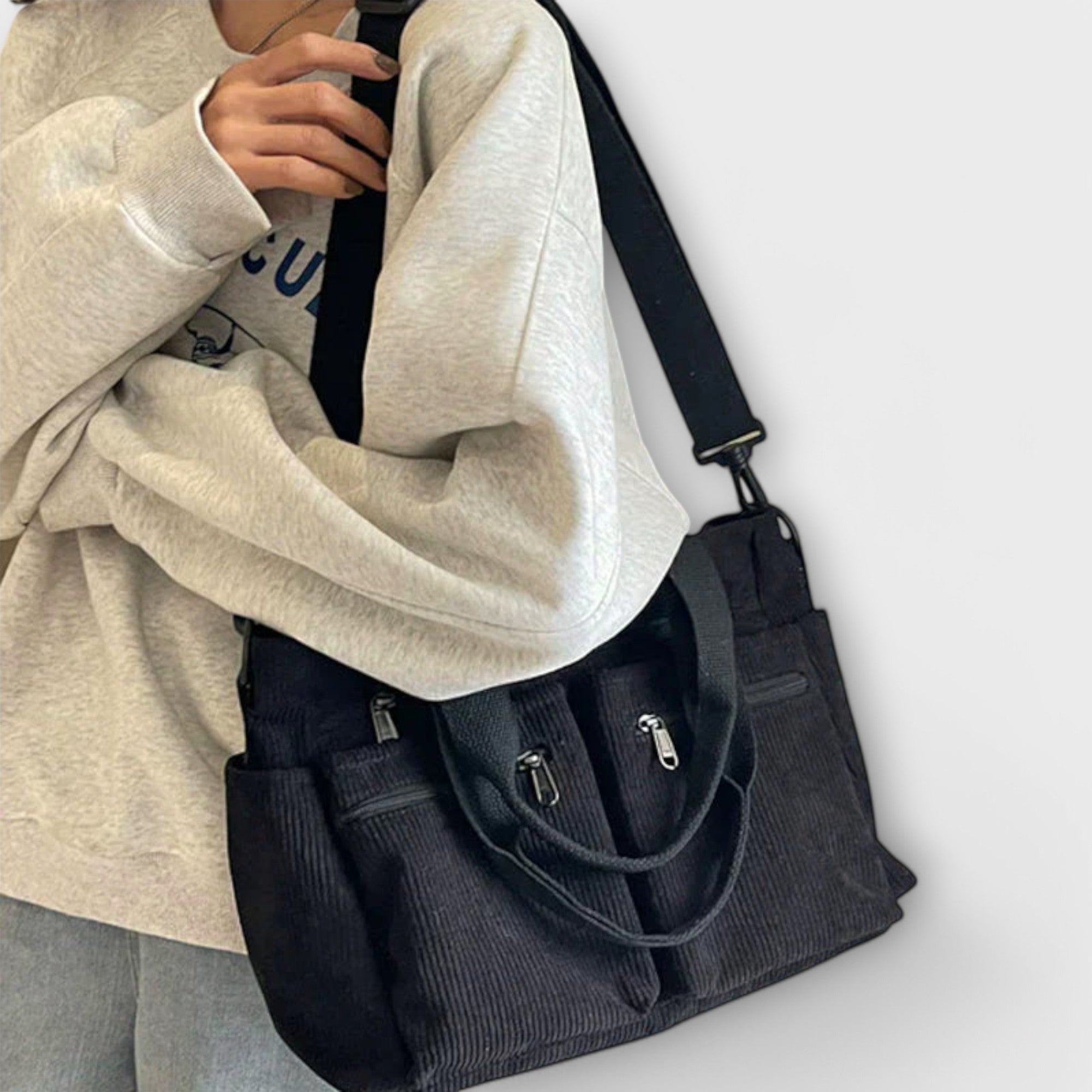 María - Bolso elegante con múltiples compartimentos