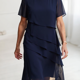 Lía - Vestido Ruffle de Conforto Elegante