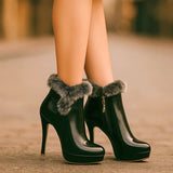 Magda - Botas con Tacón Cálidas