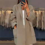 Teresa - Cardigan de Punto con Bolsillos