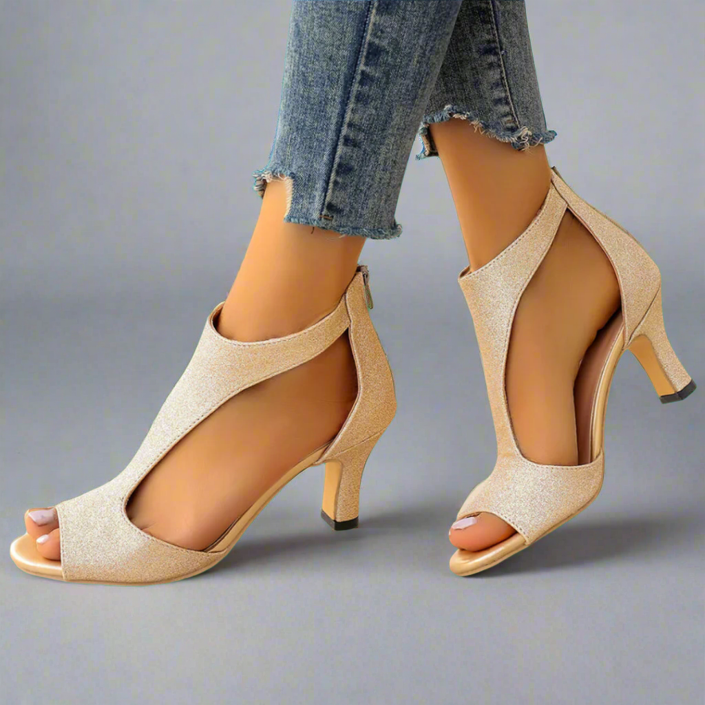 Heidra - Sandalias elegantes y confortables con tacón