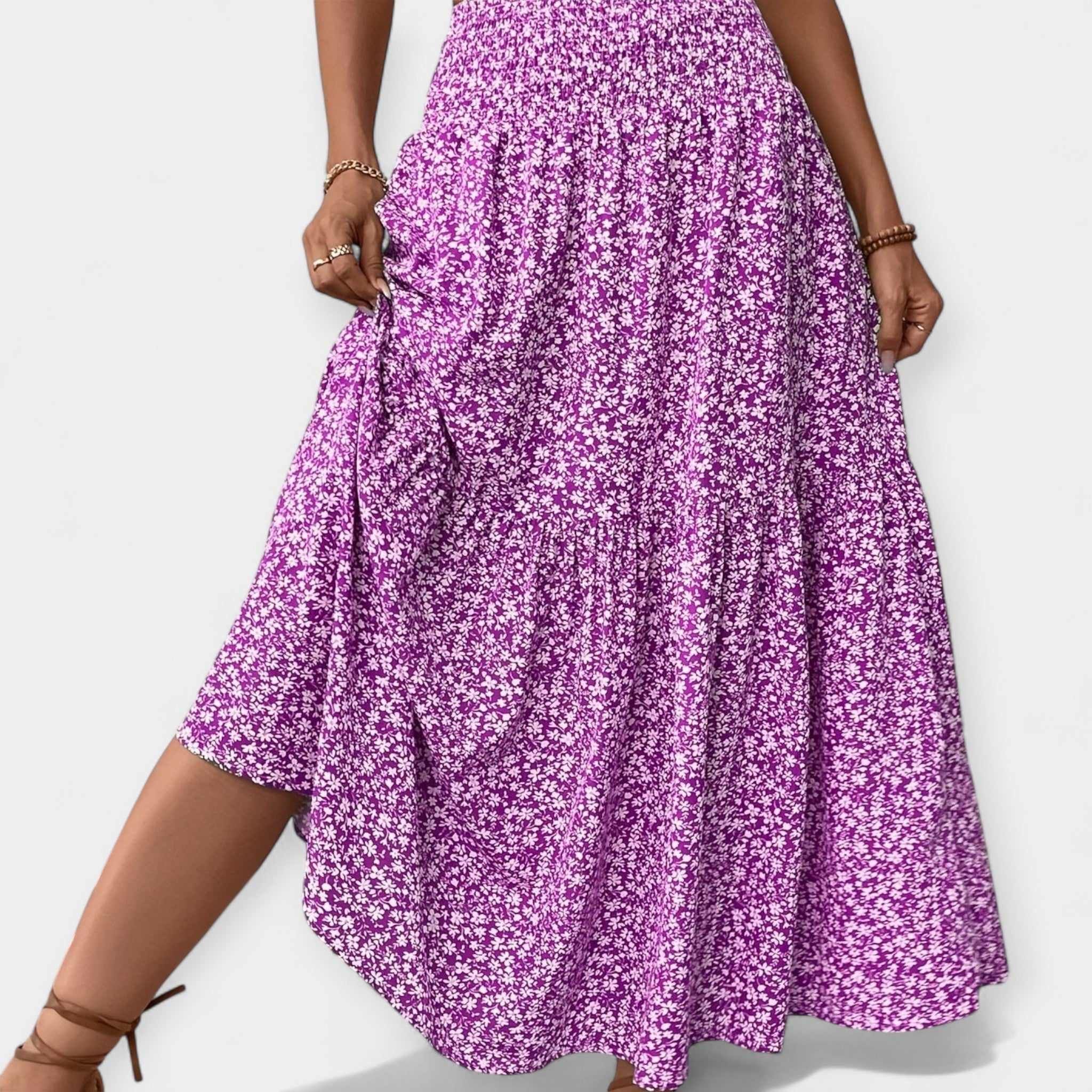 Falda Floral de Rebeca