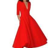 Laura - Elegante Vestido Midi Femenino