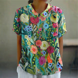 Diana - Blusa Floral en Acuarela