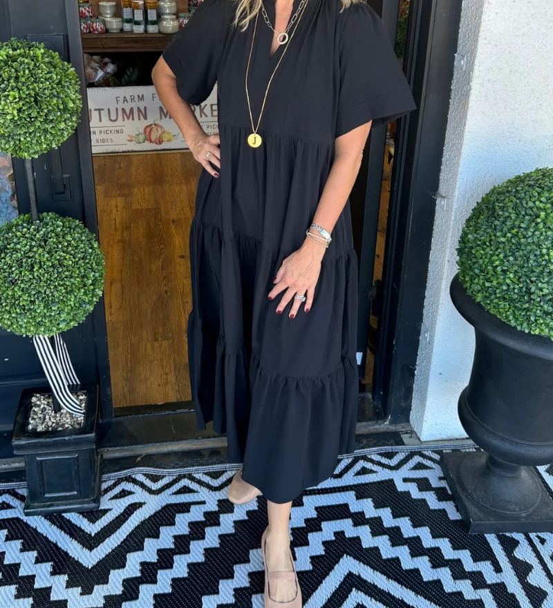 Carlota - Vestido Maxi con Movimiento Elegante