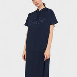Sásquia - Vestido casual con capucha elegante