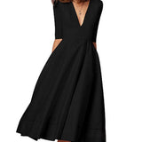 Laura - Elegante Vestido Midi Femenino