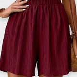 Shorts Elegantes con Pliegues