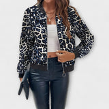 Raquel - Elegante Abrigo de Leopardo