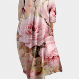 Ana - Vestido Fluido con Estampado Elegante