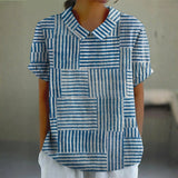 Amelia - Camisa de Rayas Elegante