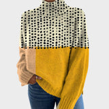 Laura - Camisola de Malha Artística con Estilo Elegante