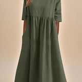 Minea - Vestido de Algodón Fresco