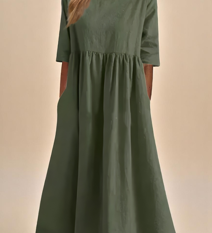 Minea - Vestido de Algodón Fresco