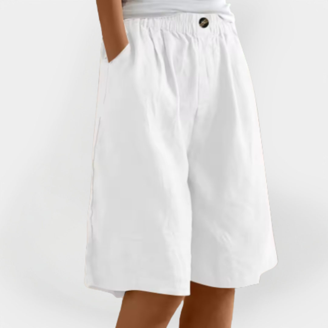Pantalones de Lino con Bolsos para Valentina