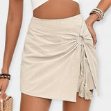 Shorts de Cintura Alta con Falda - Valentina