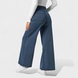 Irene - Pantalones de mezclilla de corte largo